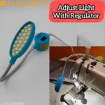 Magnetic sewing machine lights
