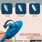 Industrial sewing machine light with brightness control