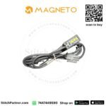 Factory-fit LED light assembly for direct-drive overlock machine