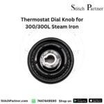 Close-up of the thermostat knob grip and outer edge