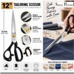 Shuaipu Cloth Cutting Scissors soft grip handle