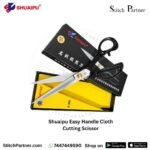 Heavy-duty cloth cutting scissors blade and pivot detail