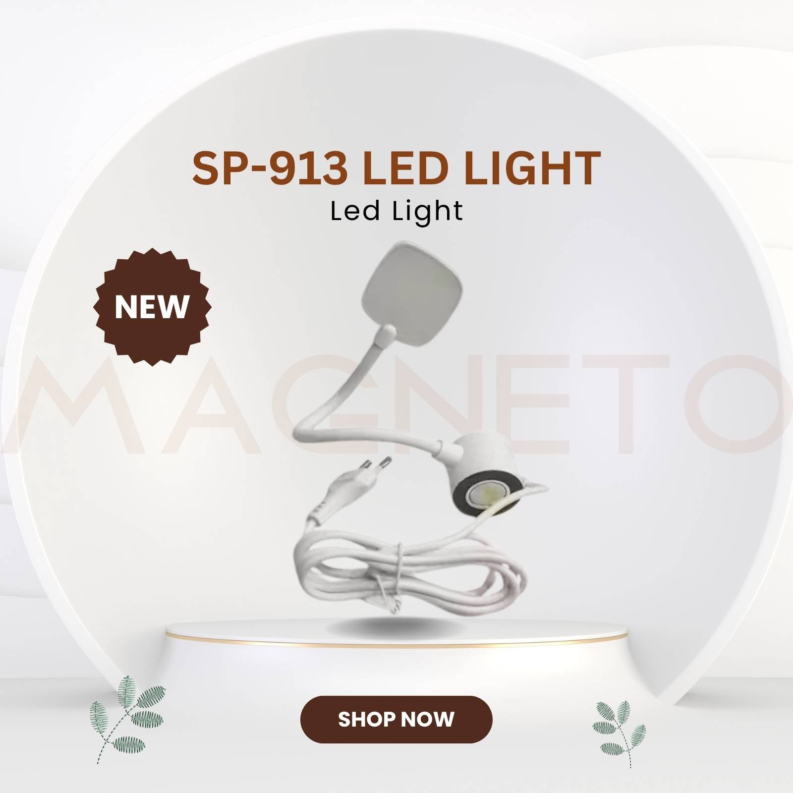 sp-913-led-work-light-needle-area.jpg Bright magnetic sewing machine LED lamp for precision stitching