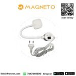Magnetic base LED sewing machine light with adjustable gooseneck