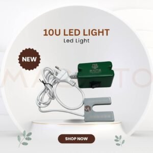 U-Shape LED sewing machine work light with magnetic base and Indian plug