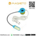 Flexible spring neck LED work light for industrial sewing machine
