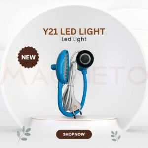 Y21 LED spring type sewing machine light with dimmer regulator