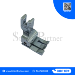 Single needle lock stitch presser foot