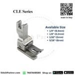CL E-Type edge guide presser foot for high-shank lockstitch machine