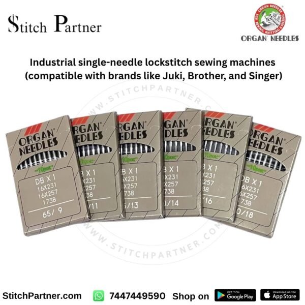16x231 DBx1 sewing needles for garment stitching