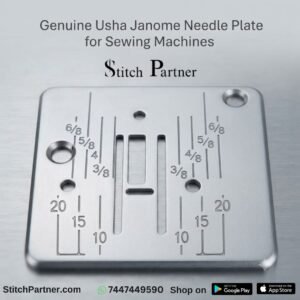 Genuine Usha Janome needle plate for household sewing machine
