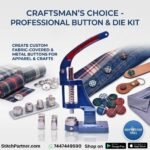 Heavy-duty manual hand press button machine for garment snap buttons