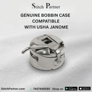 Genuine Usha Janome bobbin case for front-loading sewing machine