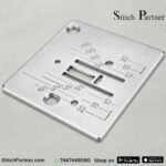 Stainless steel needle plate for Usha Janome sewing machine replacement