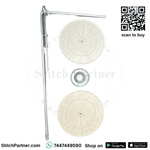 TAPE ATTACHING STAND FOR ELASTIC FLATLOCK MACHINE