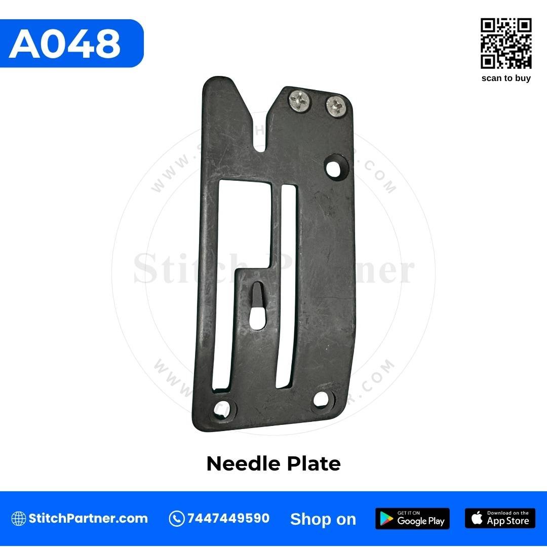 a048-bag-closer-needle-plate.webp A048 bag closer needle plate for GK9 portable bag stitching machine