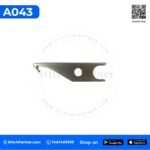 Hardened carbon steel A043 looper hook replacement for GK9 bag stitching machine