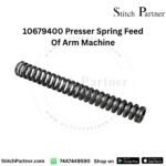 Feed-off-the-arm presser foot tension spring