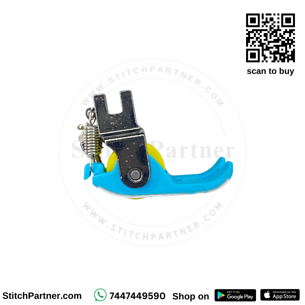 MT-18 With Plain Roller Teflon Presser Foot For Juki / Jack Sewing Machine