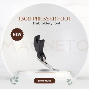 T369 embroidery presser foot high shank for bead and sequin work