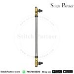 Rear puller linkage for feed-off-the-arm machine