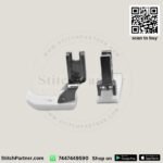 Single needle lock stitch Teflon presser foot
