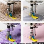 Roller foot attachment for tailoring machine