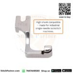 Left-side invisible zipper presser foot high shank