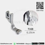 High-shank zipper presser foot for tailoring machine
