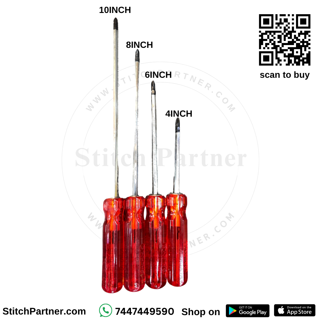 Multi Bit Reversable Screw Driver