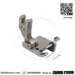 Adjustable T9 presser foot with seam guide