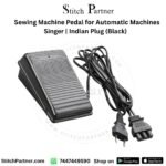 Singer sewing machine pedal with Indian plug in black