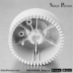 Sewing machine replacement hand wheel for manual needle control