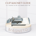 magnetic sewing clip guide tool
