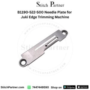 B1190-522-S00 1/8 needle plate for Juki DLM-522 edge trimmer machine