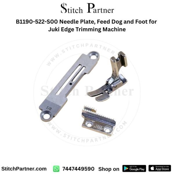 1/8 gauge needle plate B1190522S00 for Juki DLM sewing machine