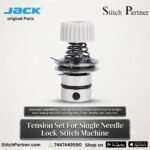 Complete upper thread tension assembly for single needle lockstitch sewing machine