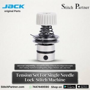 Complete upper thread tension assembly for single needle lockstitch sewing machine