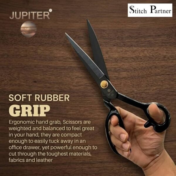 Heavy-duty cloth cutting scissors for tailoring professionals