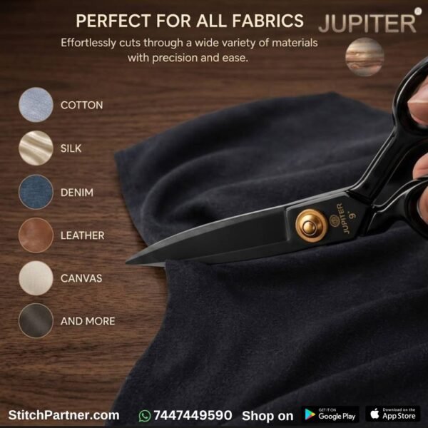Jupiter professional cloth cutting scissors for tailors