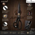 Jupiter fabric cutting scissors with tempered steel blades