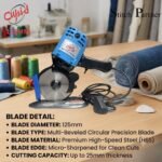 125mm Octagonal Blade Cloth Cutter