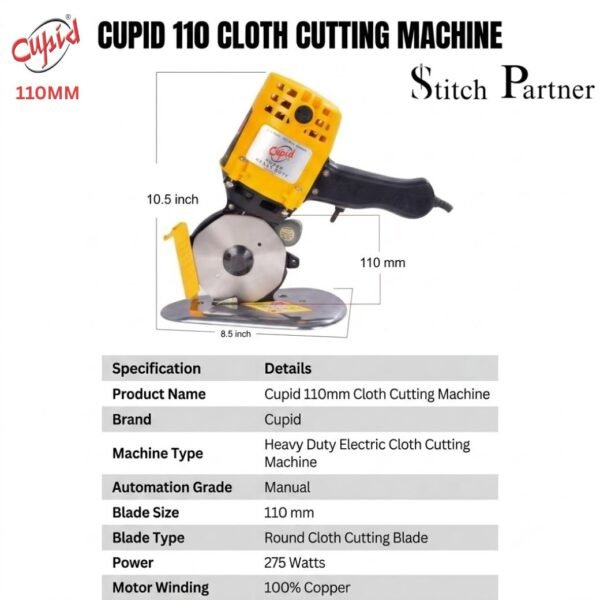 Industrial electric cloth cutting machine