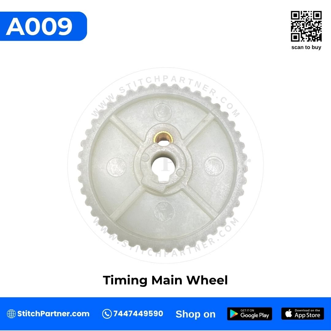 a009-timing-main-wheel-gk9-bag-closer.webp A009 timing main wheel drive pulley for GK9 portable bag closer