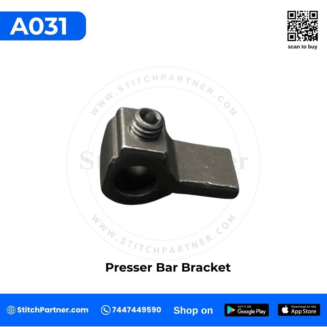 a031-presser-bar-guide-holder-bracket-gk9.webp A031 Presser Bar Guide Holder Bracket for GK9 portable bag closer machine