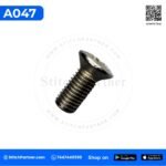 Hardened steel A047 screw for portable bag closer needle plate