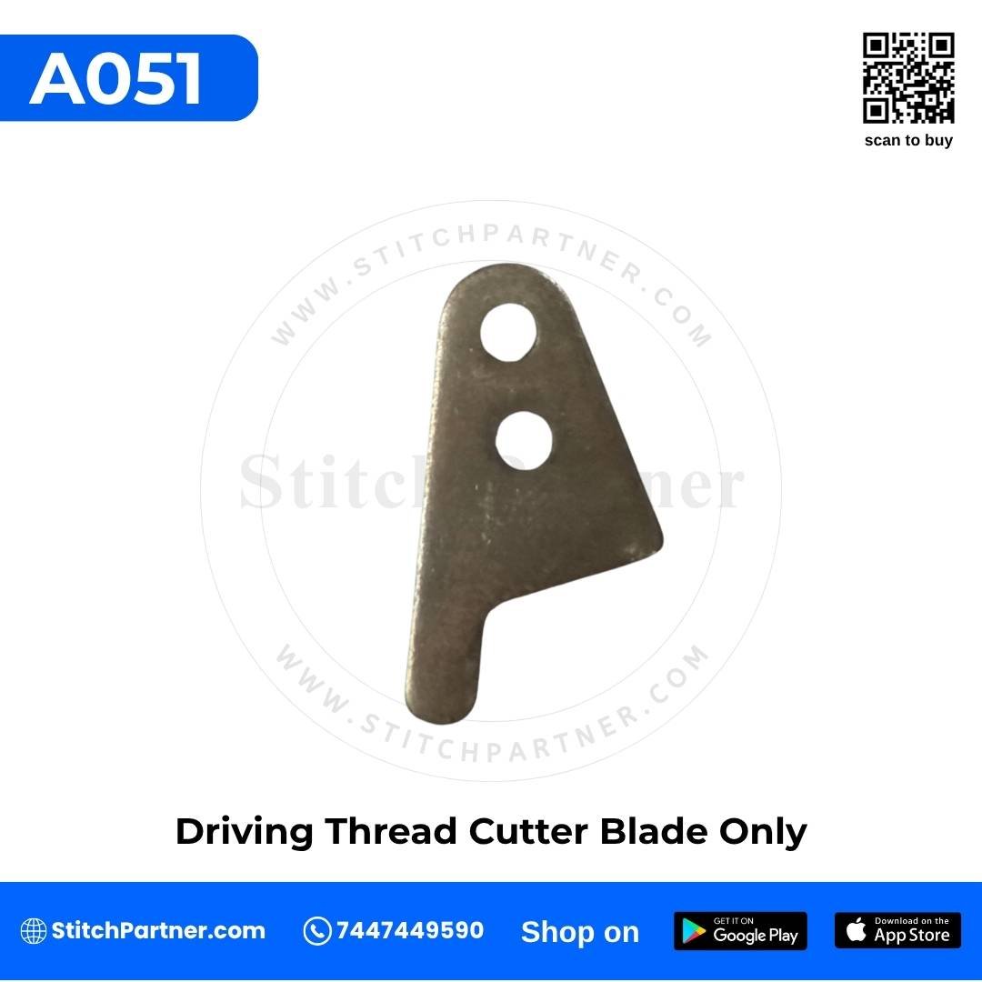 a051-gk9-driving-thread-cutter-blade.webp A051 driving thread cutter blade for GK9 portable bag closer machine