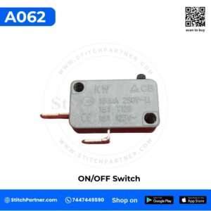 A062 On Off Power Switch for GK9 portable bag closer machine