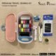 All-in-one sewing box kit with thread spools and scissors