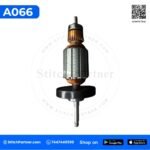 Copper wound A066 armature assembly with pre-installed ball bearing